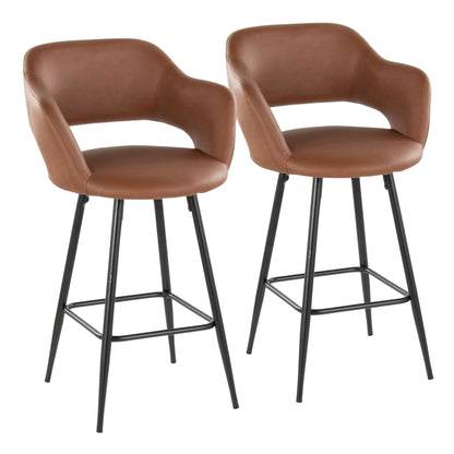 Counter Stool With Square Footrest (Set of 2)