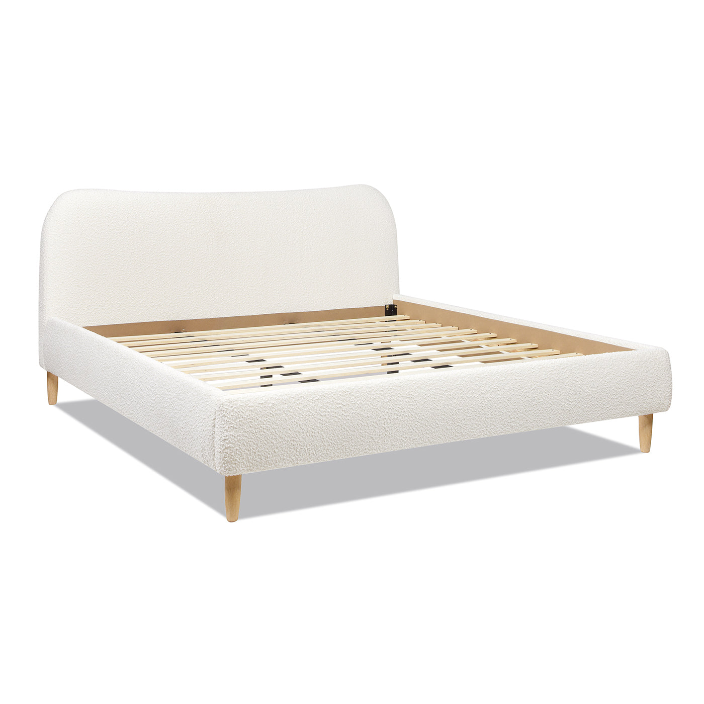 Headboard Upholstered Platform Bed, King