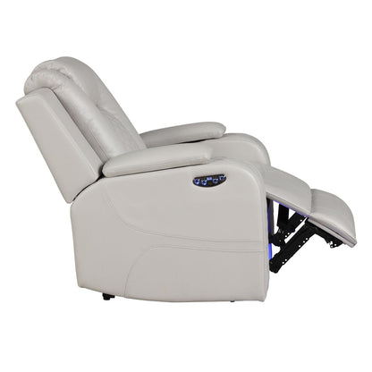 LED & Power Recliner Chair With Adjustable Headrest