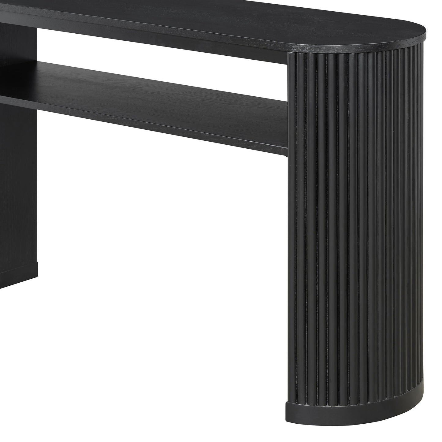Console Table With Fluted Legs