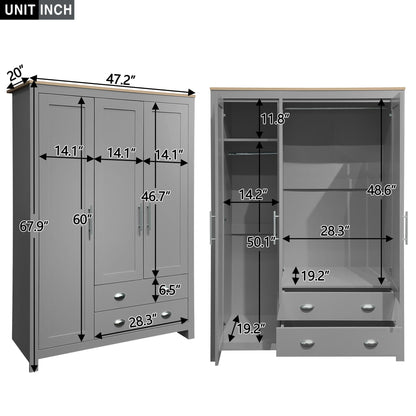 Wardrobe With Cabinets