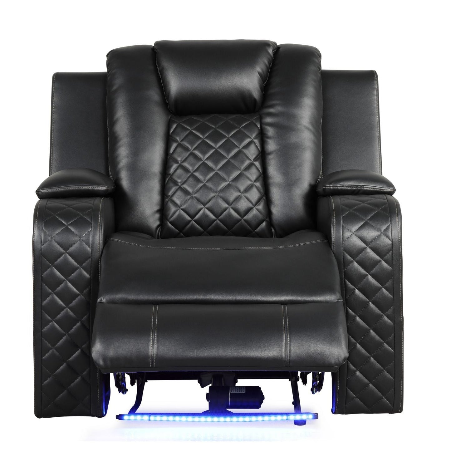 LED & Power Recliner Chair With Adjustable Headrest