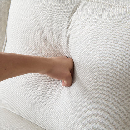 Leather Rolled Arm Sofa