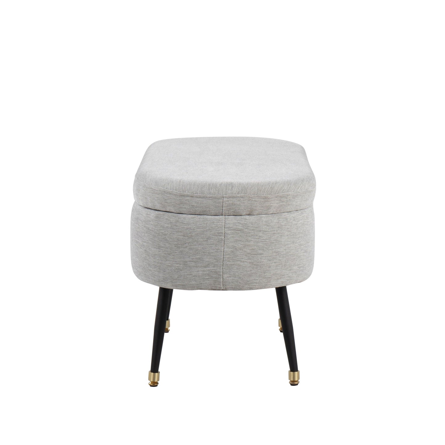 Storage Bench - Black / Light Gray