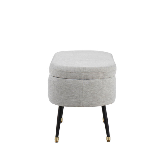Storage Bench - Black / Light Gray