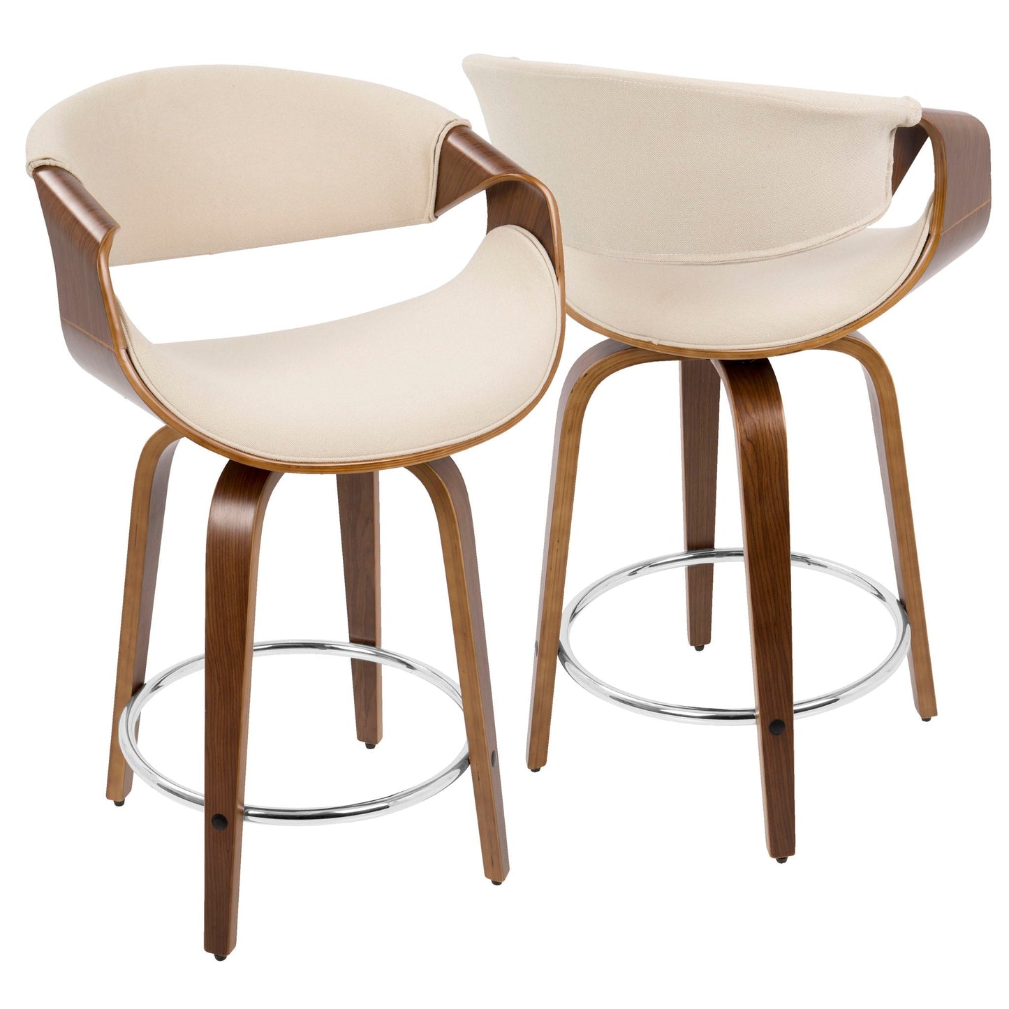 Counter Stool With Swivel (Set of 2)