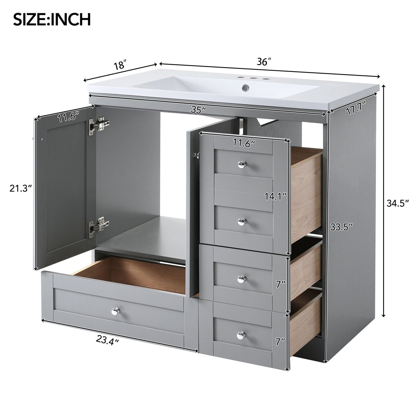 Bathroom Vanity Cabinet & Sink
