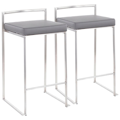 Elegant Stackable Counter Stool Set