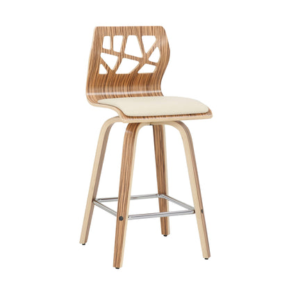 Counter Stool With Footrest (Set of 2)