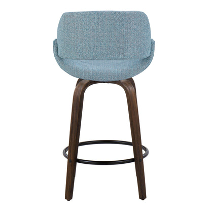 Counter Stool & Round Footrest (Set of 2)