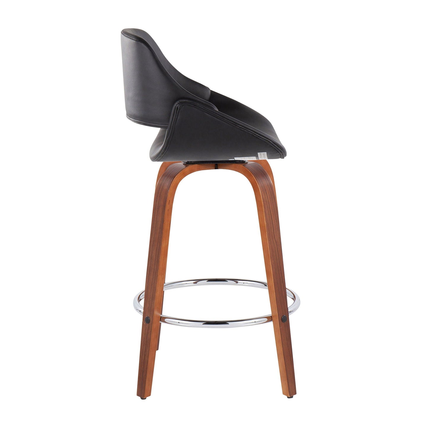 Counter Stool With Round Footrest (Set of 2)