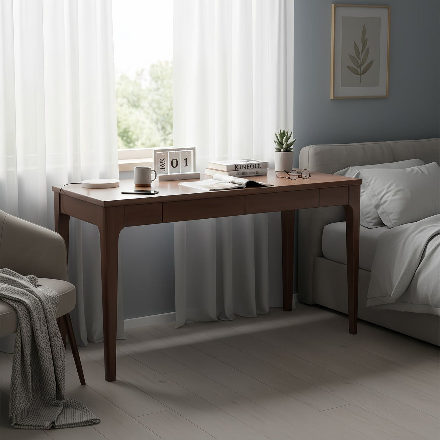 Desk With Drawers