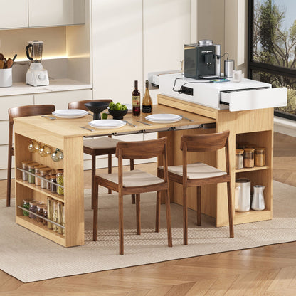 Dining Table With Folding Top