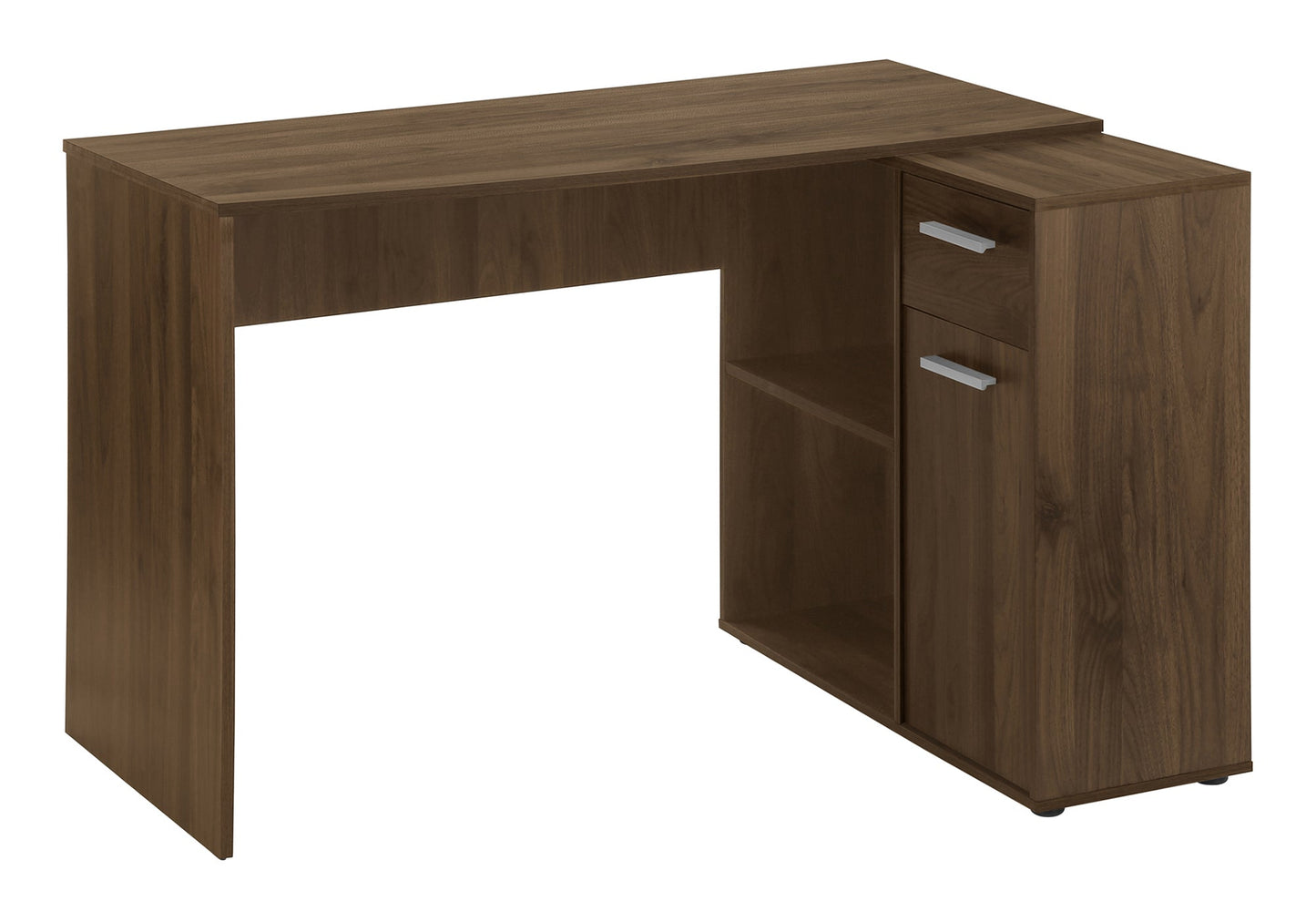 L-Shaped Computer Desk with Storage Drawers