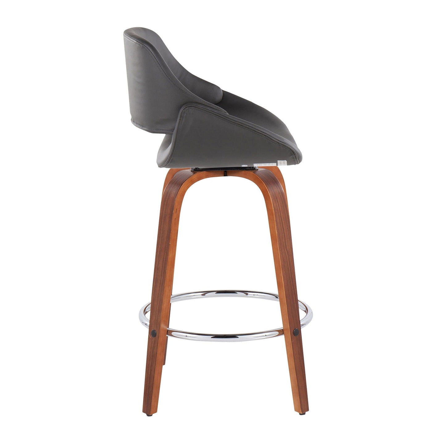 Counter Stool With Round Footrest (Set of 2)