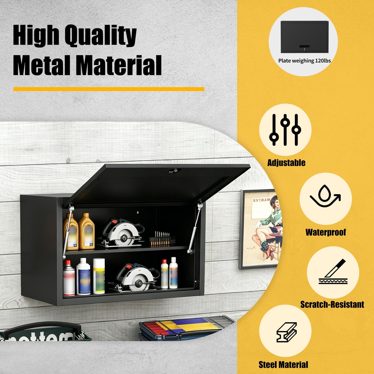 Heavy Duty Metal Tool Storage Cabinet