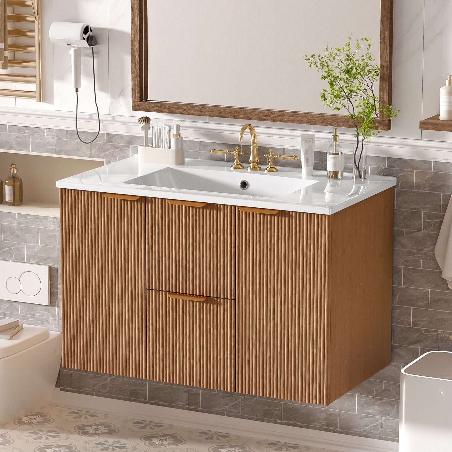 Wall Mounted Bathroom Vanity