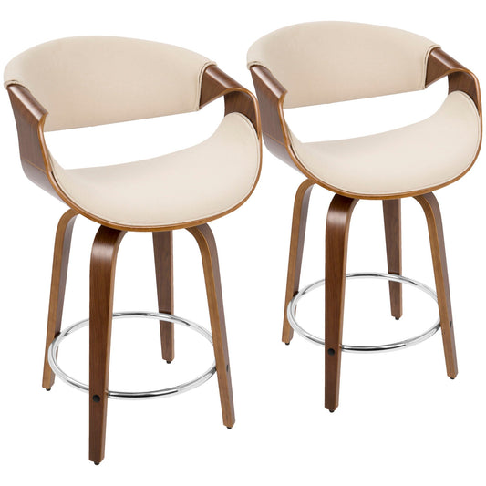 Counter Stool With Swivel (Set of 2)