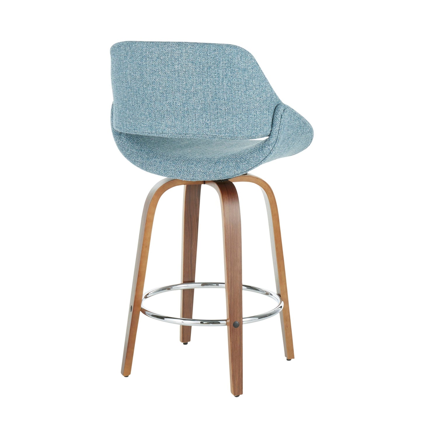 Counter Stool With Round Footrest (Set of 2)