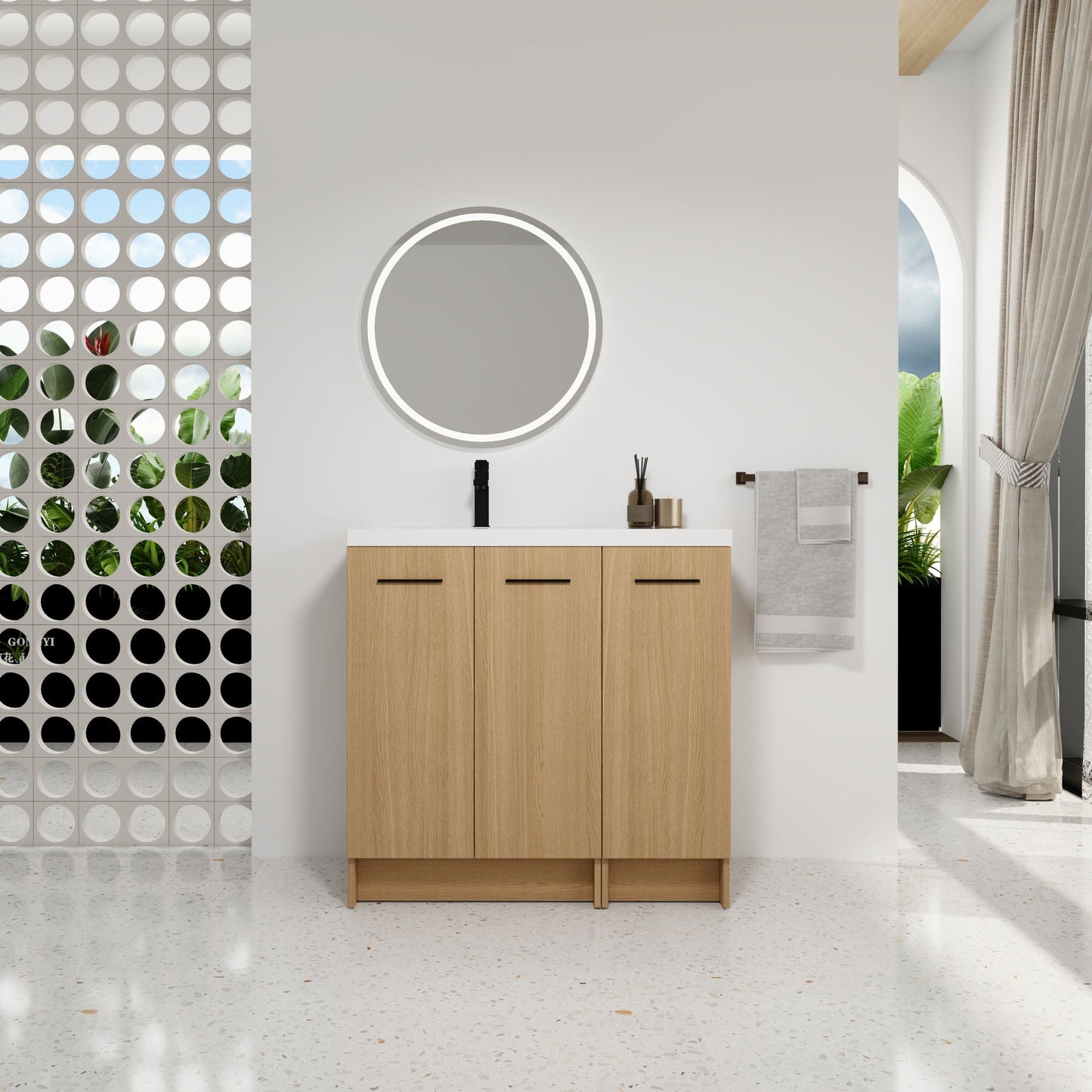 Wall Mounted Floating Bathroom Vanity