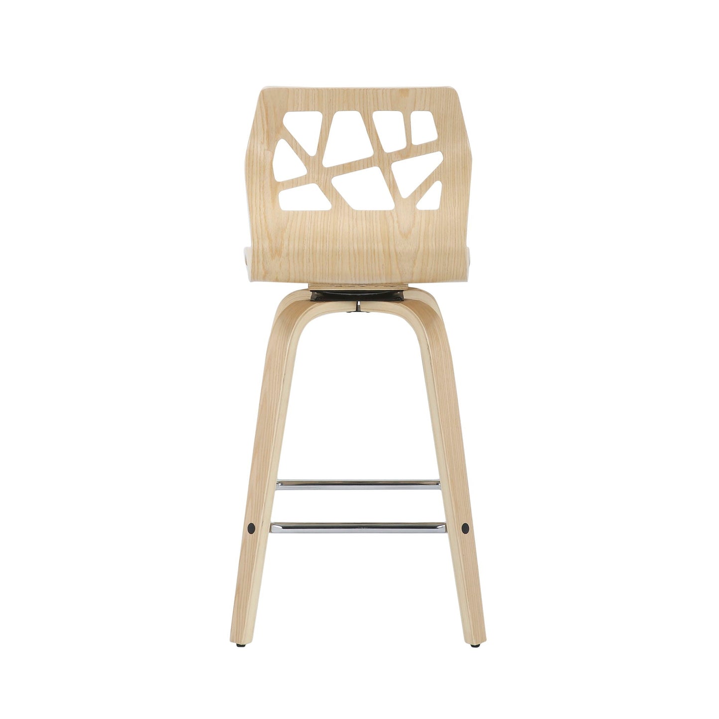 Counter Stool With Footrest (Set of 2)