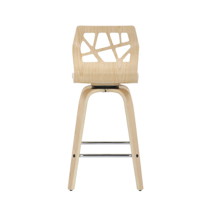 Counter Stool With Footrest (Set of 2)