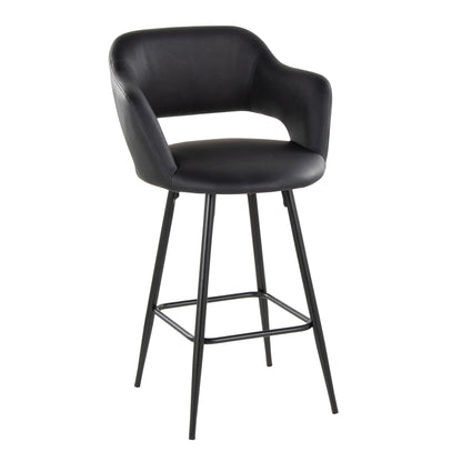 Counter Stool With Square Footrest (Set of 2)