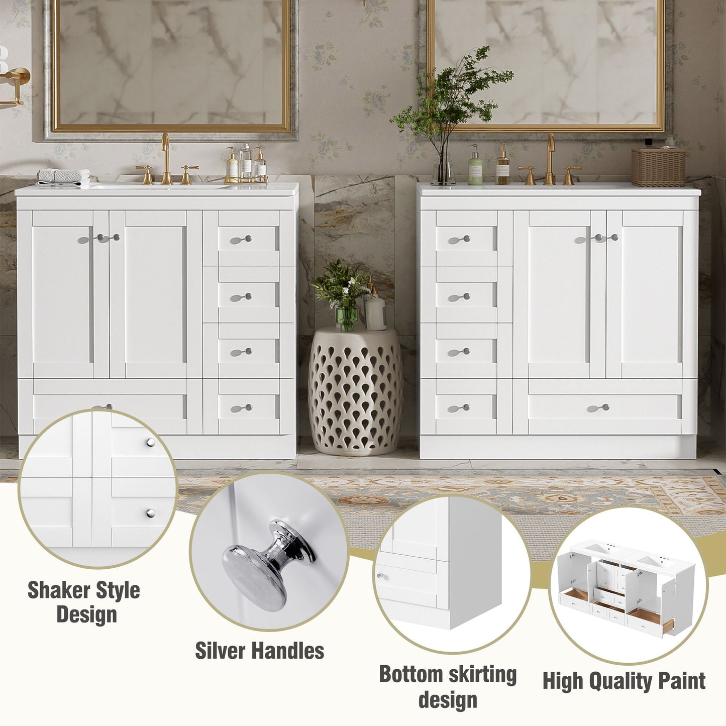 Bathroom Vanity Cabinet & Sink