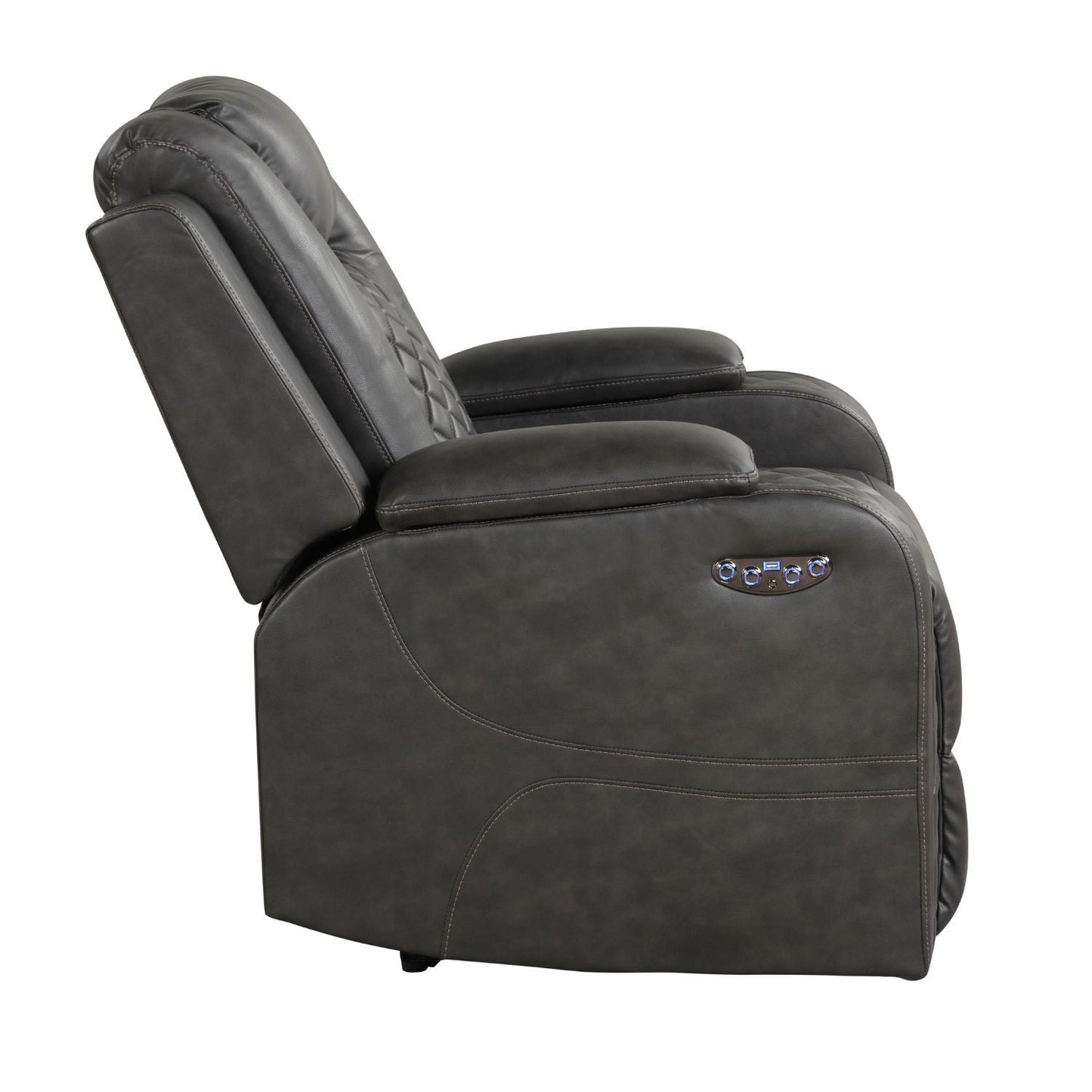LED & Power Recliner Chair With Adjustable Headrest