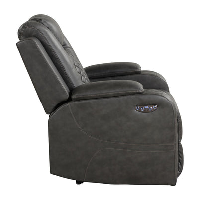 LED & Power Recliner Chair With Adjustable Headrest