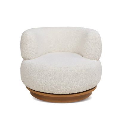 Fuji 360 Swivel Low Barrel Back Accent Chair