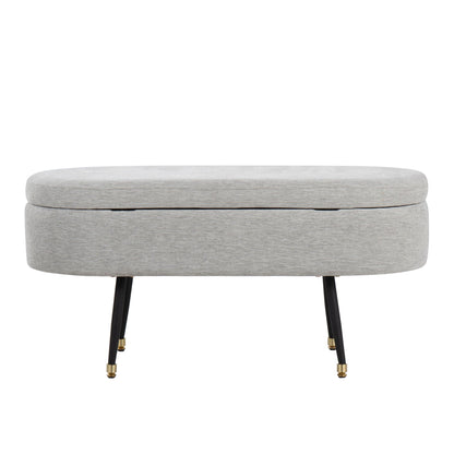 Storage Bench - Black / Light Gray