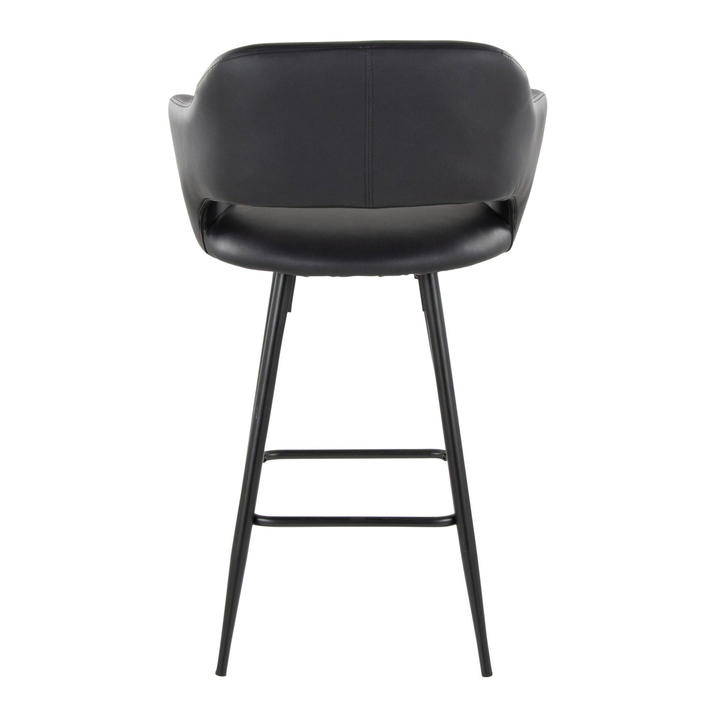 Counter Stool With Square Footrest (Set of 2)