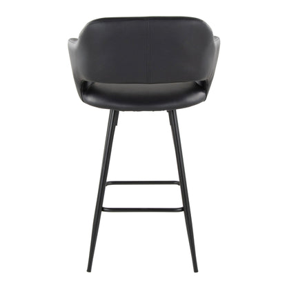 Counter Stool With Square Footrest (Set of 2)