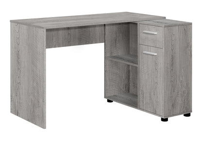 L-Shaped Computer Desk with Storage Drawers