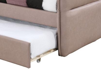 Daybed With a Trundle in Dusty Rose