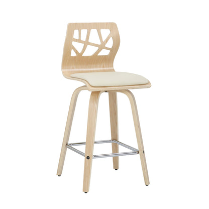 Counter Stool With Footrest (Set of 2)