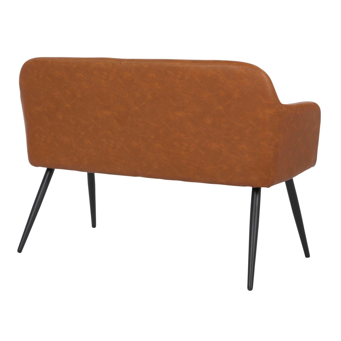 High Back Bench - Black / Camel