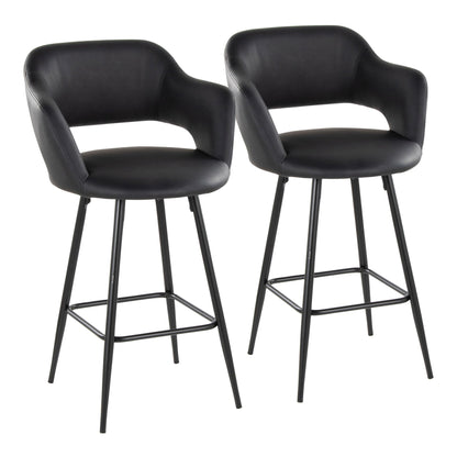 Counter Stool With Square Footrest (Set of 2)