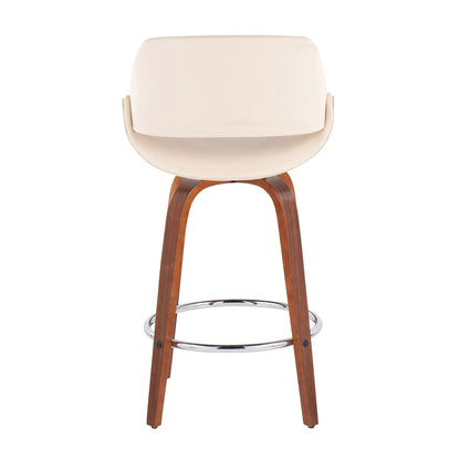 Counter Stool With Round Footrest (Set of 2)