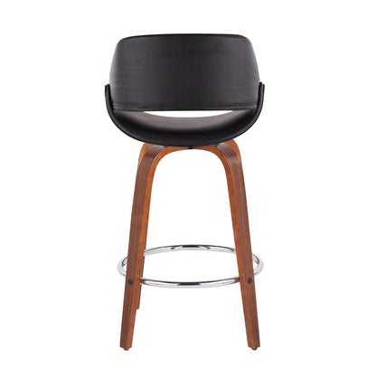 Counter Stool With Round Footrest (Set of 2)