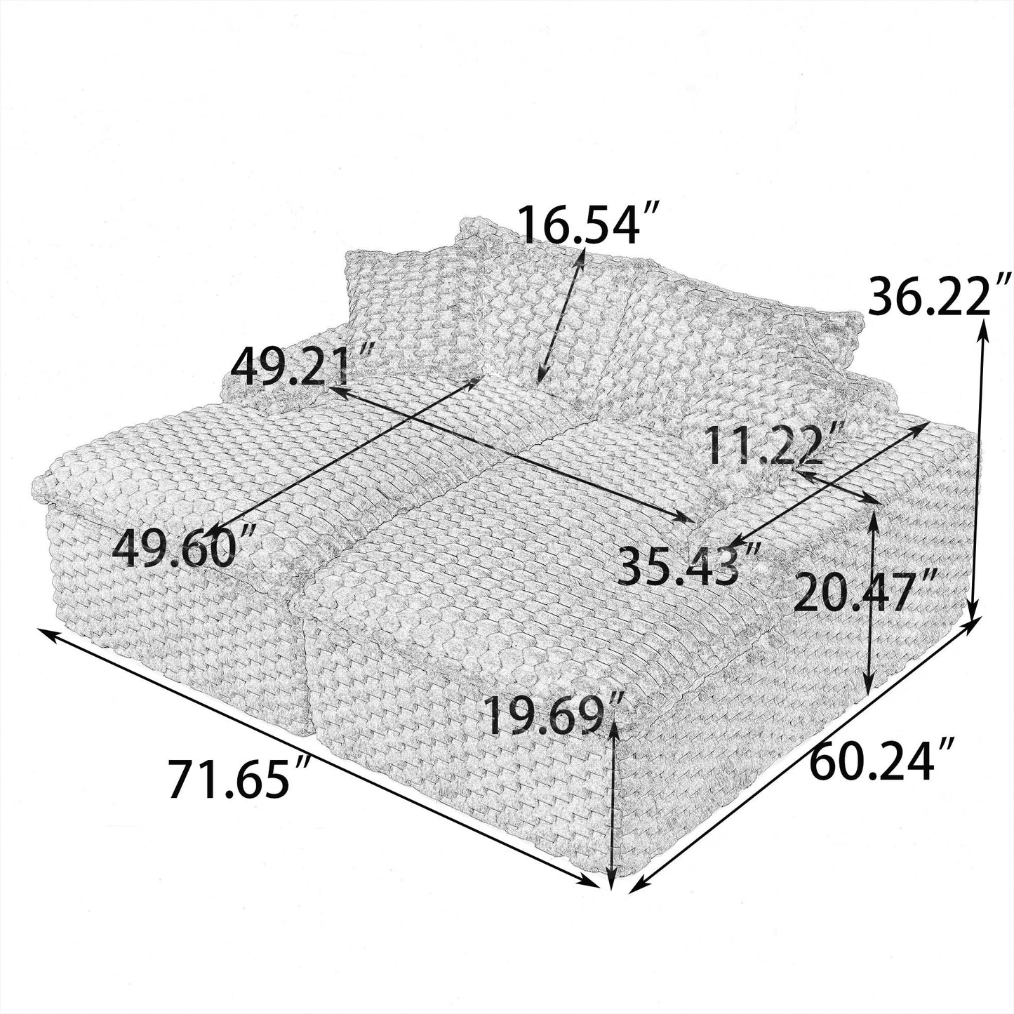 Double Chaise Lounge