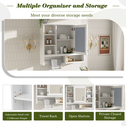 Mirror Cabinet With Adjustable Shelves