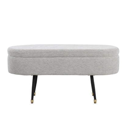 Storage Bench - Black / Light Gray