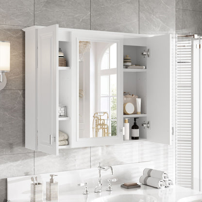 Mirror Cabinet With 5 Adjustable Shelves