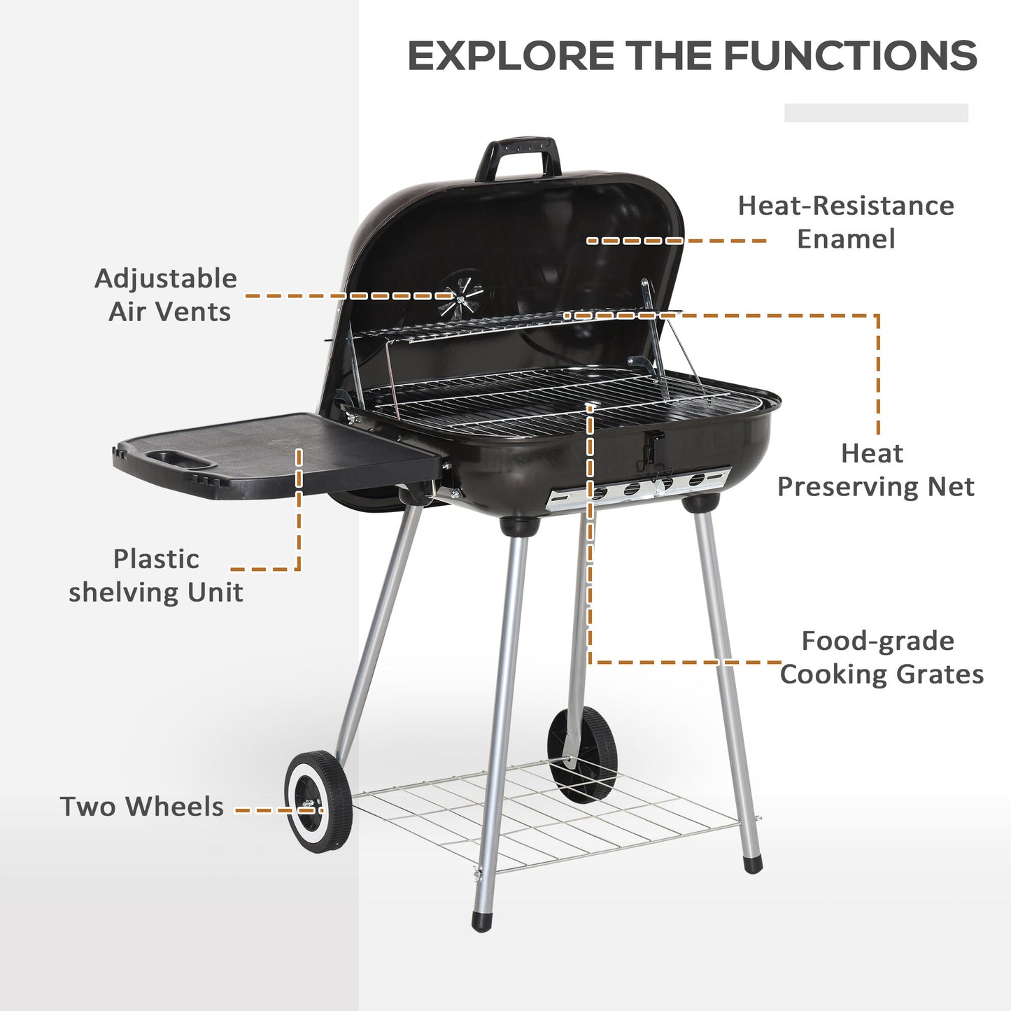 Portable Charcoal Grill