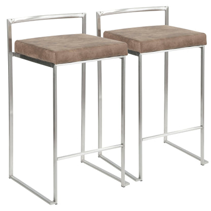 Elegant Stackable Counter Stool Set