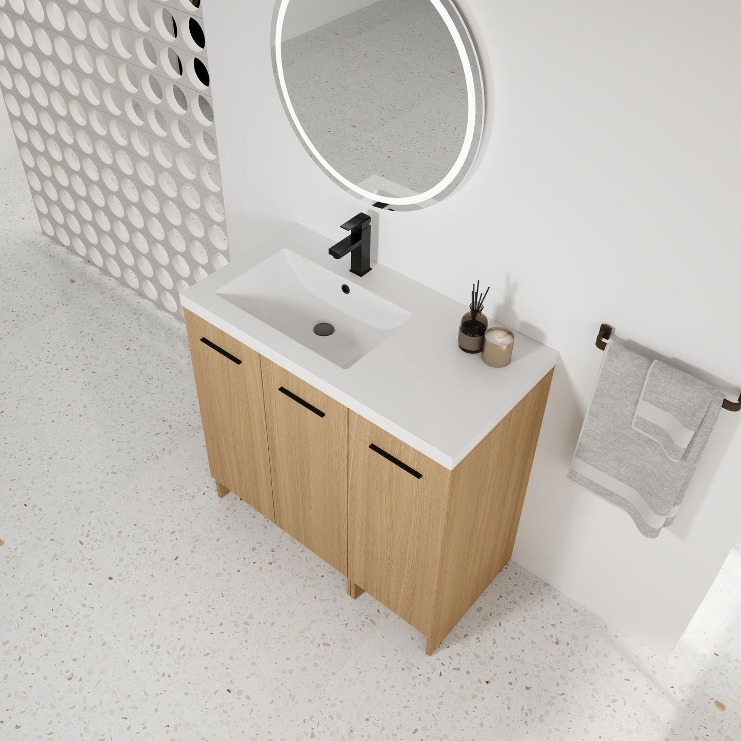 Wall Mounted Floating Bathroom Vanity