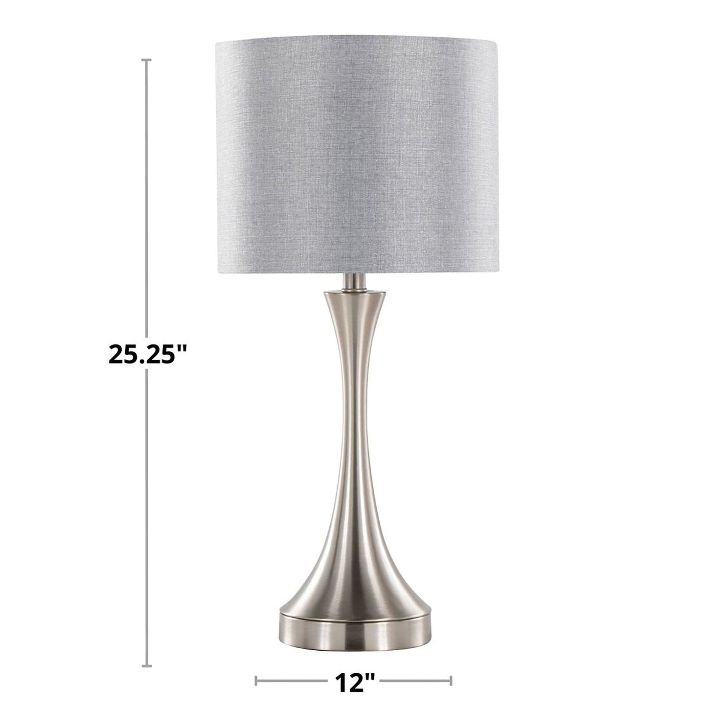 Lenuxe - Contemporary Table Lamp Built In USB Port (Set of 2)