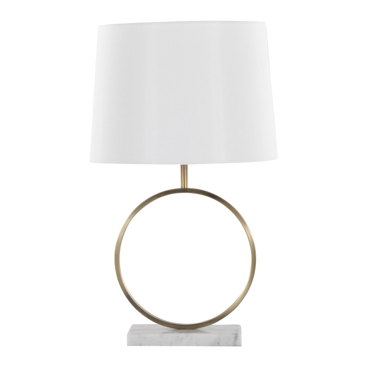 Table Lamp - White / Gold